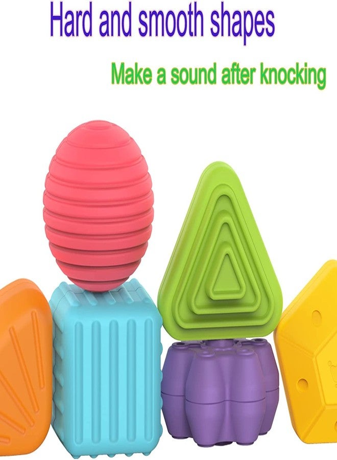 SELLMONK Plastic Baby and Toddler Baby First's Block Shape Sorter Colors ABCD Shape Toys for 1 Year Old Girl (Multi Color) (New Block) - Image 4